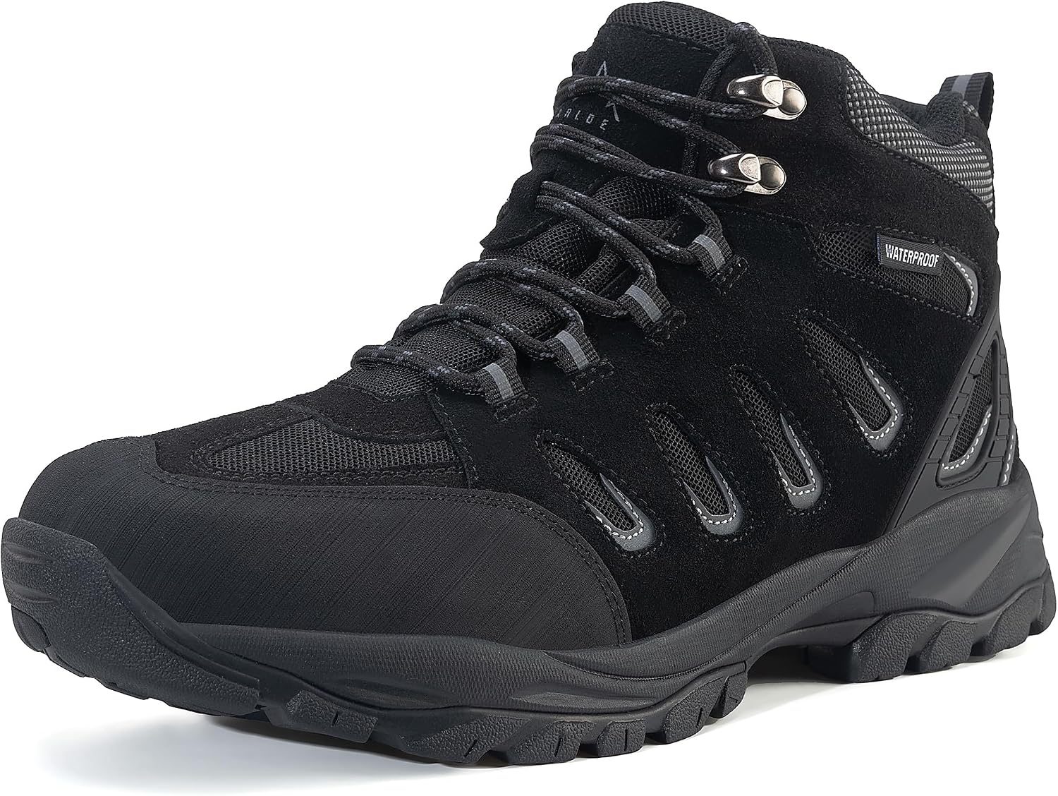 Detalle de EARLDE Herren Wanderschuhe Knöchelhoch – Wasserdichte Trekkingstiefel für Outdoor-Abenteuer