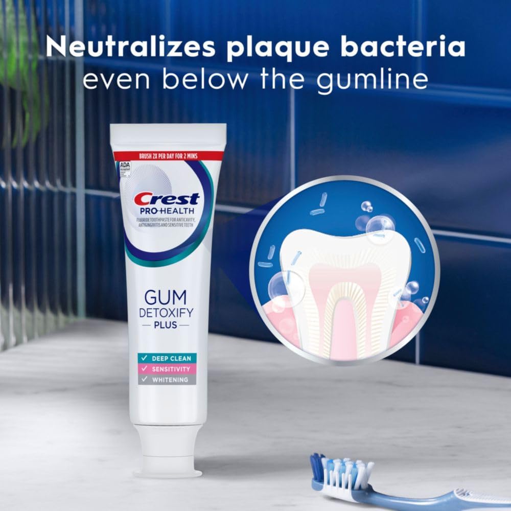 Thumbnail 5 de Crest Pro-Health Detoxify Plus Toothpaste, 4.5 oz, 3-pack ⚕