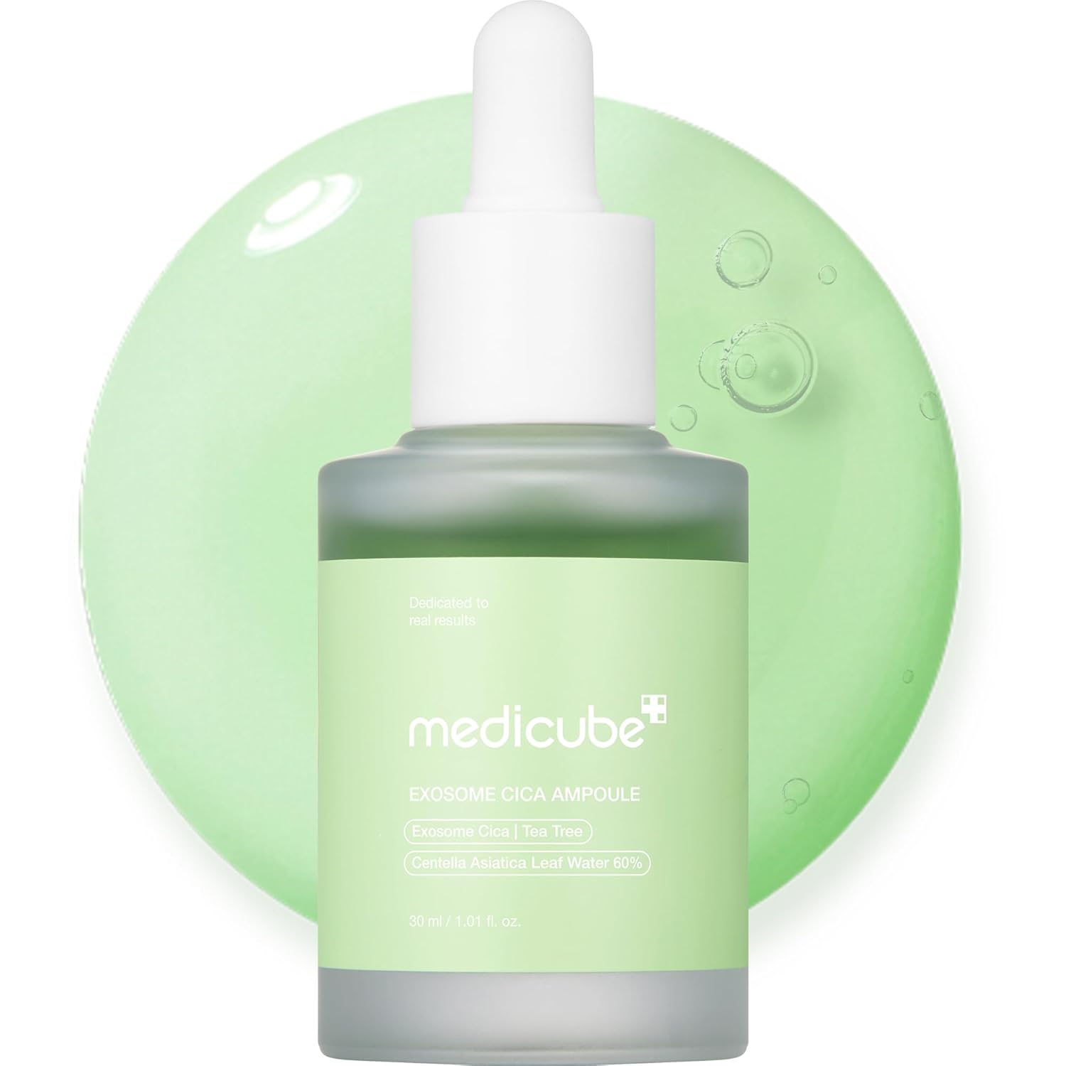 Detalle de medicube Exosome Cica Tea Tree Ampoule – beruhigendes Serum für empfindliche Haut, 30 ml