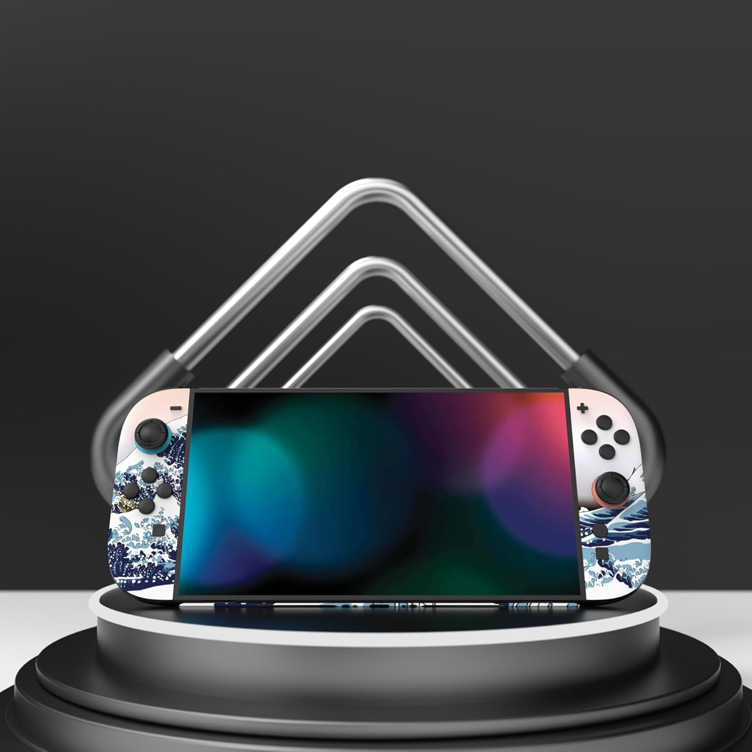 Thumbnail 5 de PlayVital Full Set Protective Skins for Nintendo Switch 2 (Console, Joy-Con & Dock) – The Great Wave