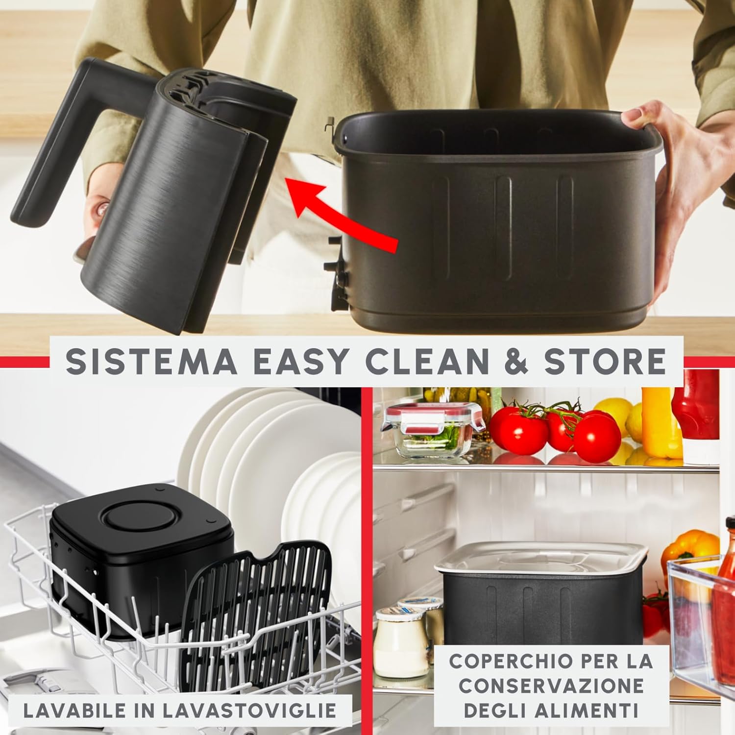Detalle de Moulinex Easy Fry Silence 5L