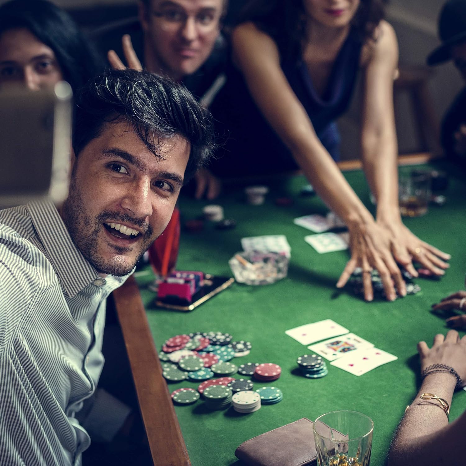 Thumbnail 2 de Relaxdays Set da Poker Completo 200 Fiches