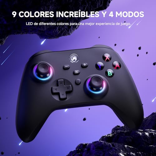 Detalle de Mando Inalámbrico Upgrade para Switch/Switch 2 de ECHTPower: luces, sensores y especialistas en mando pro