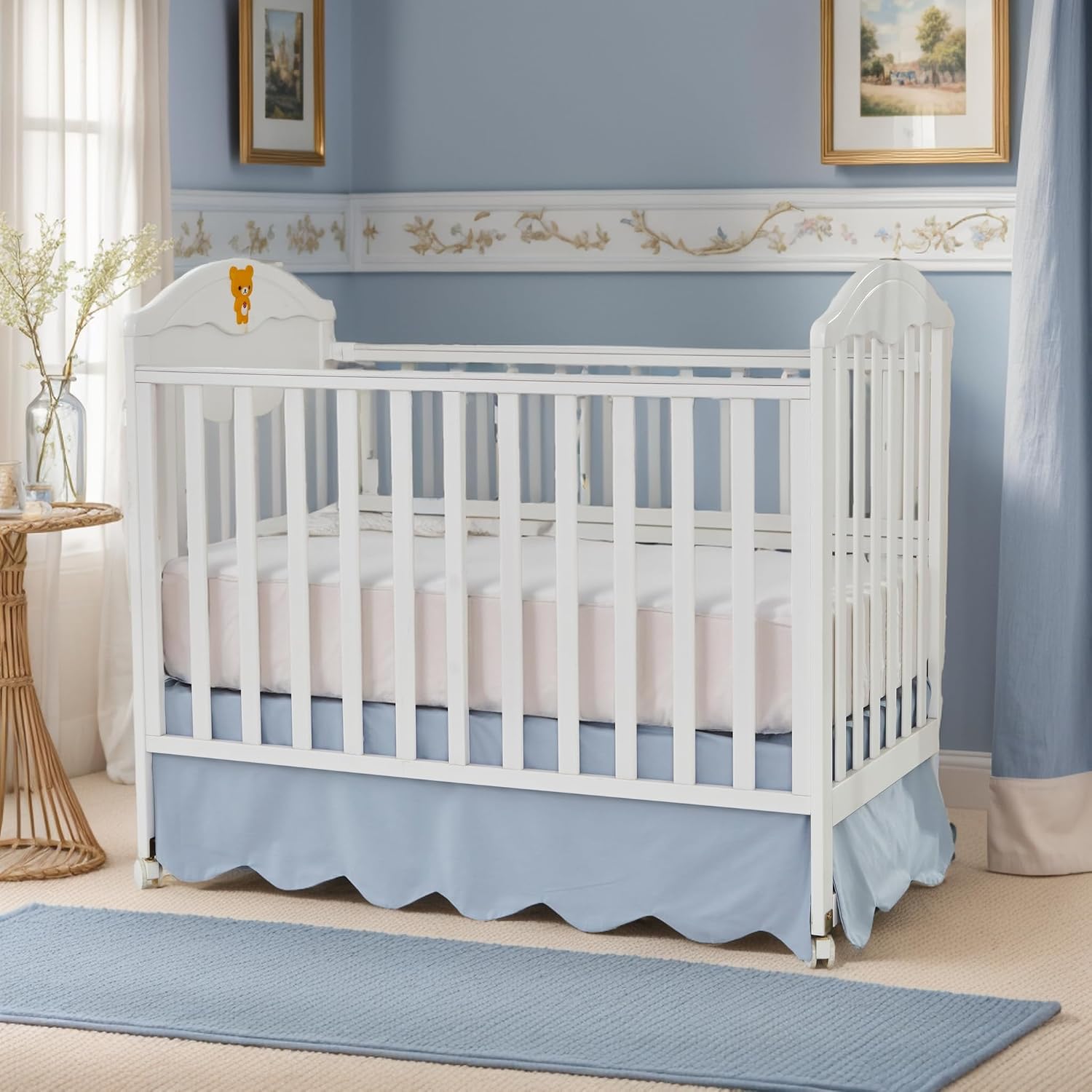 Detalle 2 de Brandream Crib Skirt Cotton