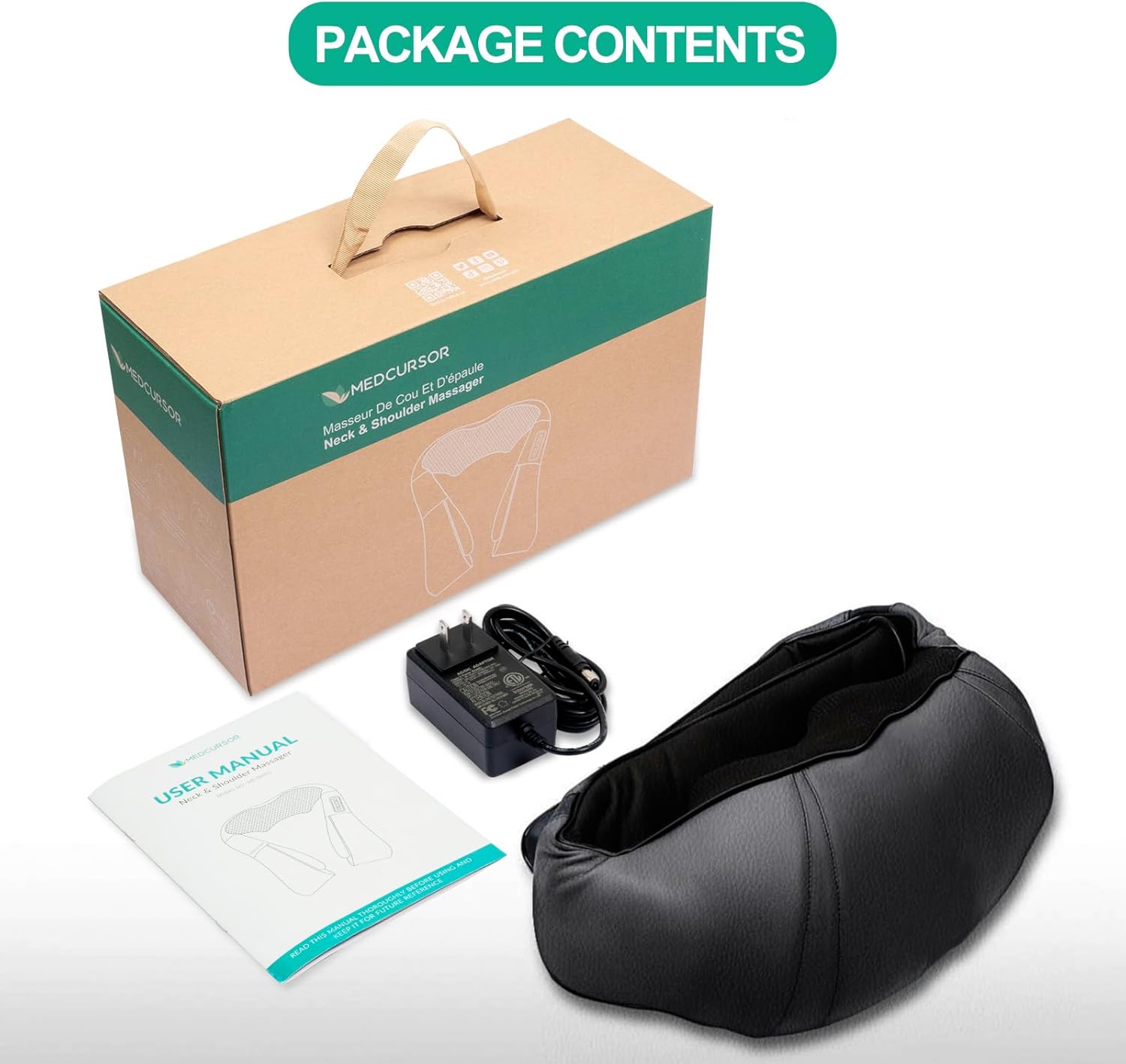 Thumbnail 6 de Medcursor Neck Massager with Heat: Deep Tissue Shiatsu for Neck, Shoulders and Back