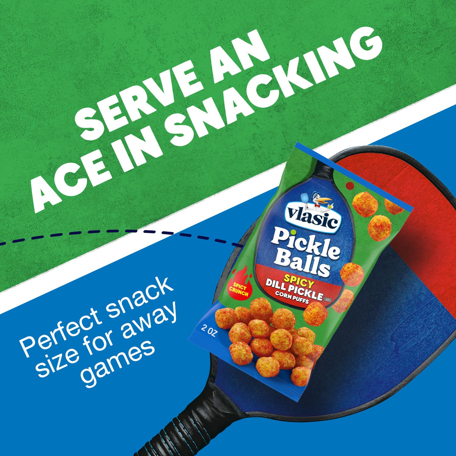 Detalle 2 de Vlasic Pickle Balls Spicy Dill Corn Puffs, 6.5 oz., 6-Pack