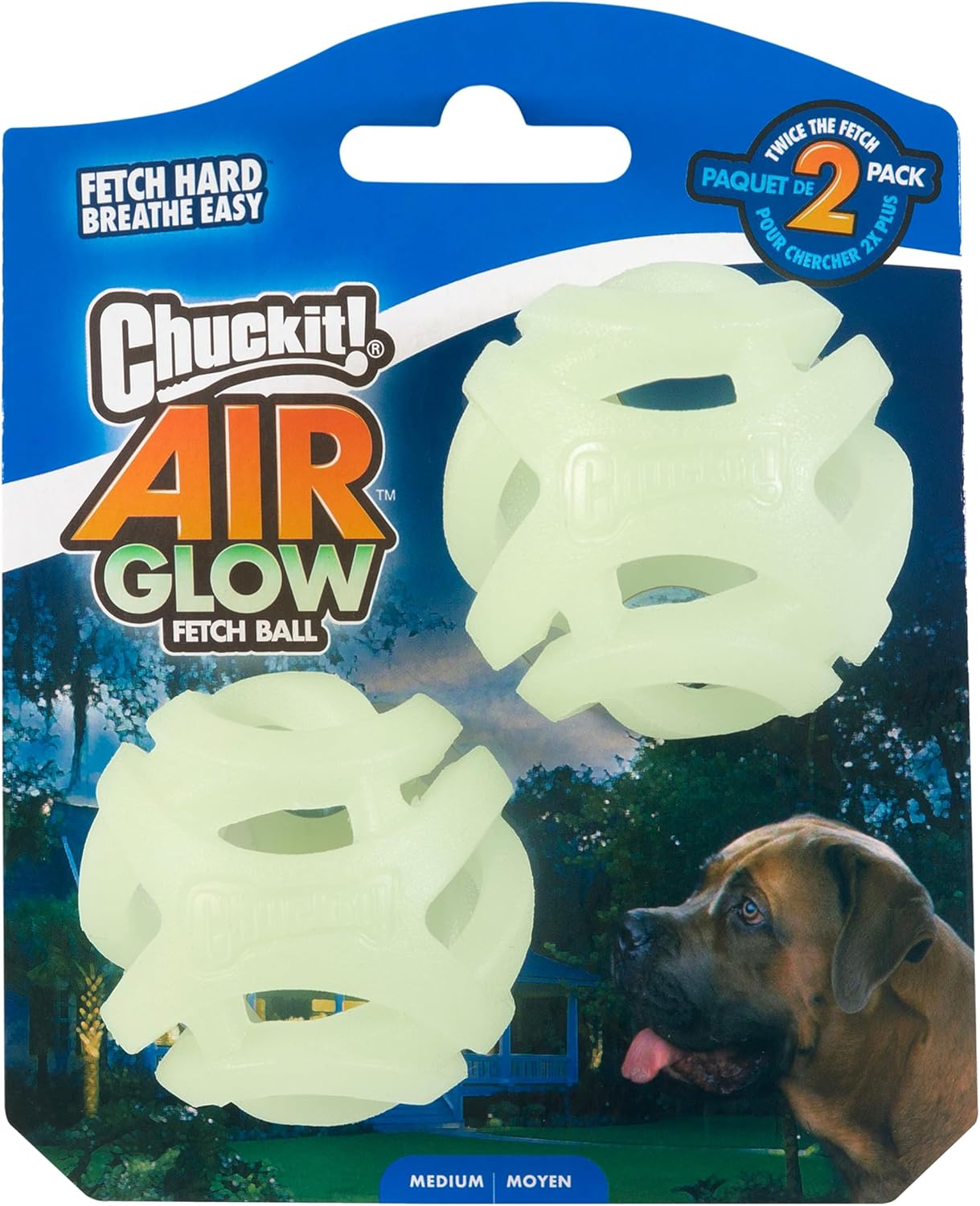 Detalle de Chuckit! Air Glow Ball 6,5 cm phosphorescente