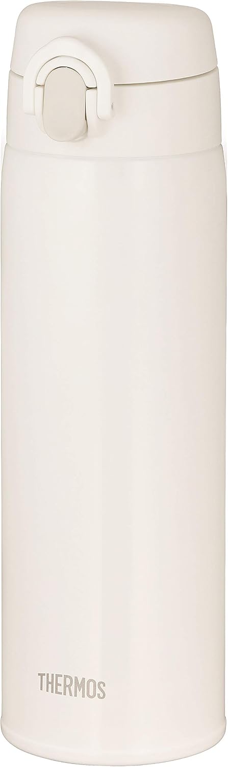 Detalle de サーモス JOF-500 真空断熱ケータイマグ 500ml アルペンホワイト ワンタッチオープン