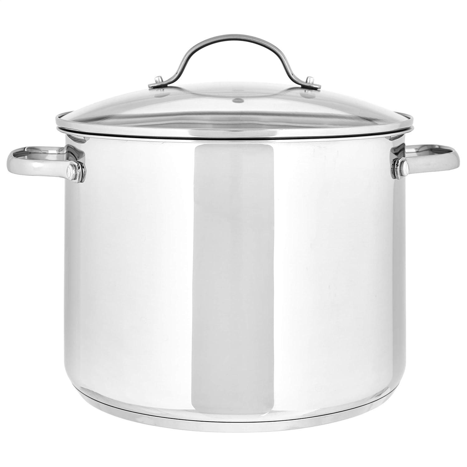 Thumbnail 1 de Amazon Basics Stainless Steel Stock Pot with Lid, 7.6 L