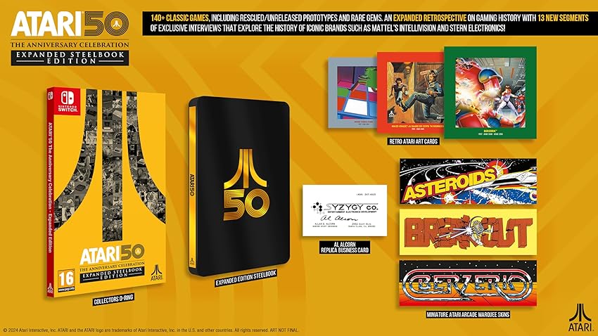 Thumbnail 1 de Atari 50: The Anniversary Celebration 🎮 Edición Steelbook Switch