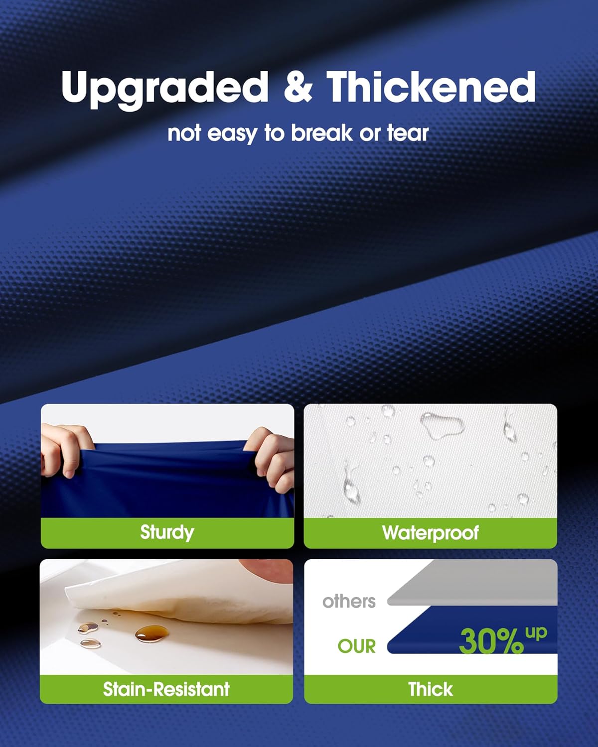 Thumbnail 2 de Pureegg Plastic Table Cloth 54x108 in 📦