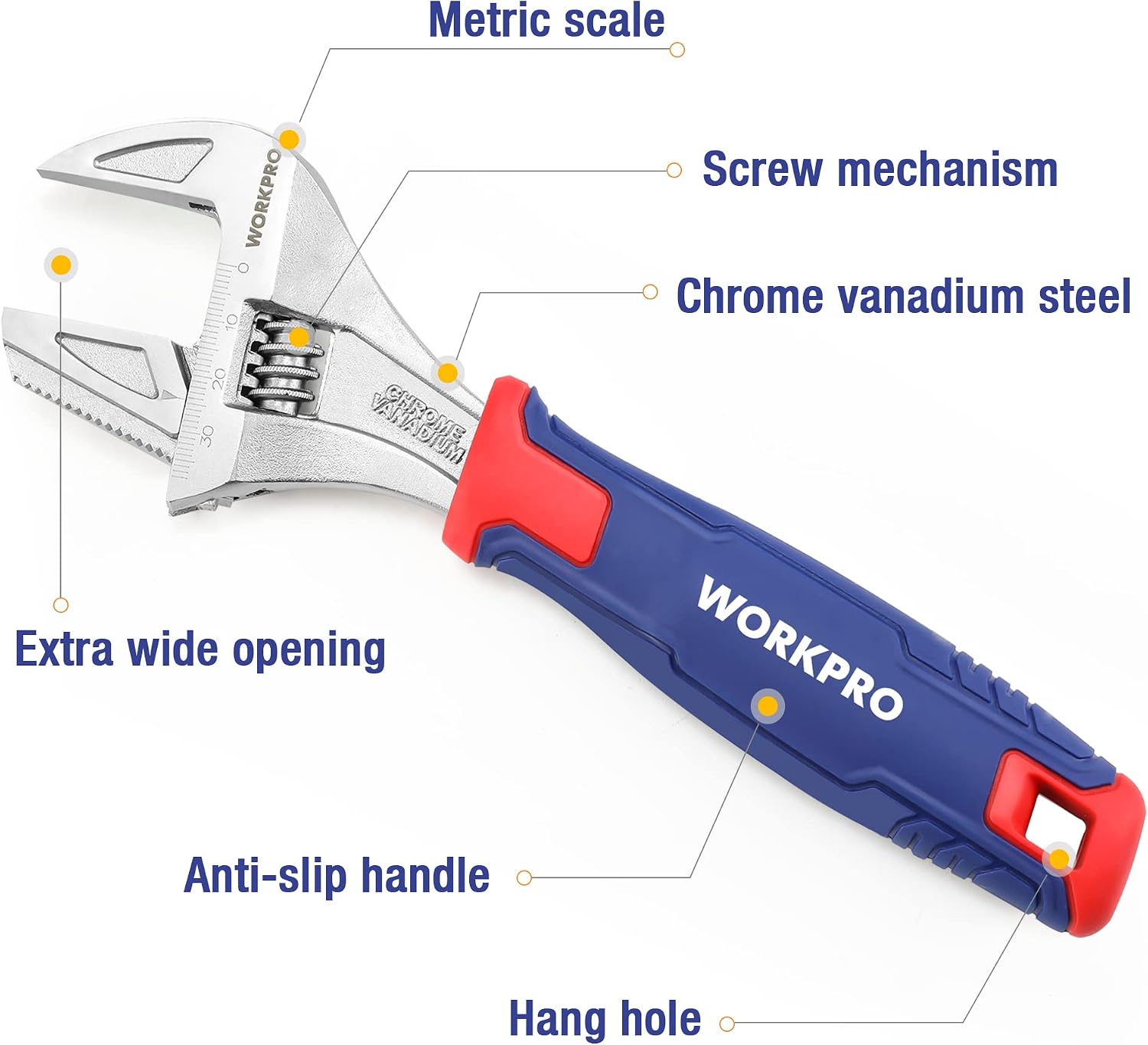Thumbnail 6 de WORKPRO chiave regolabile 2 in 1 42 mm