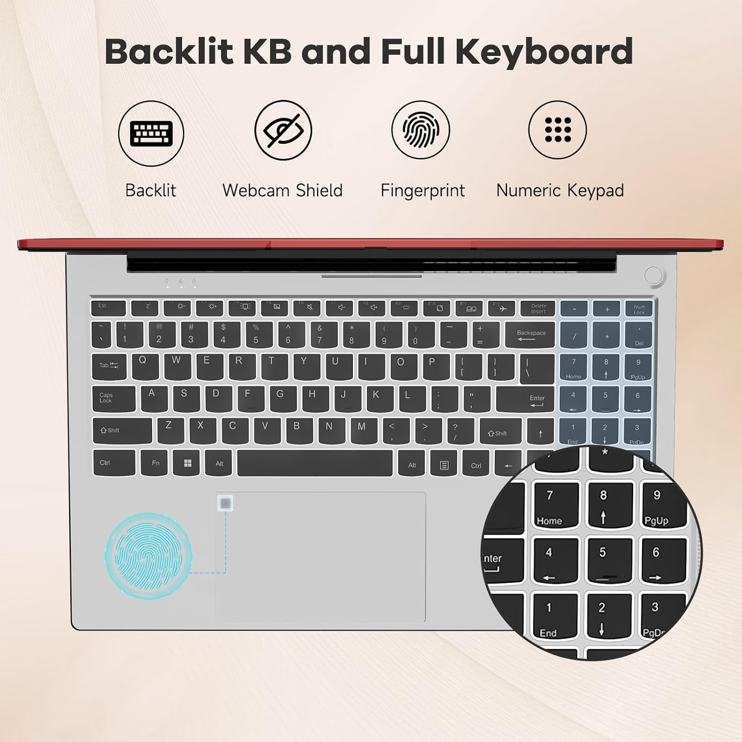 Detalle 1 de NIMO laptop with Ryzen 5 6600H