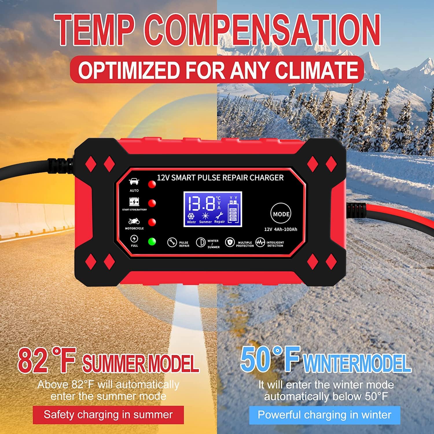 Thumbnail 6 de Car Battery Charger 12V 6-Amp Smart Charger