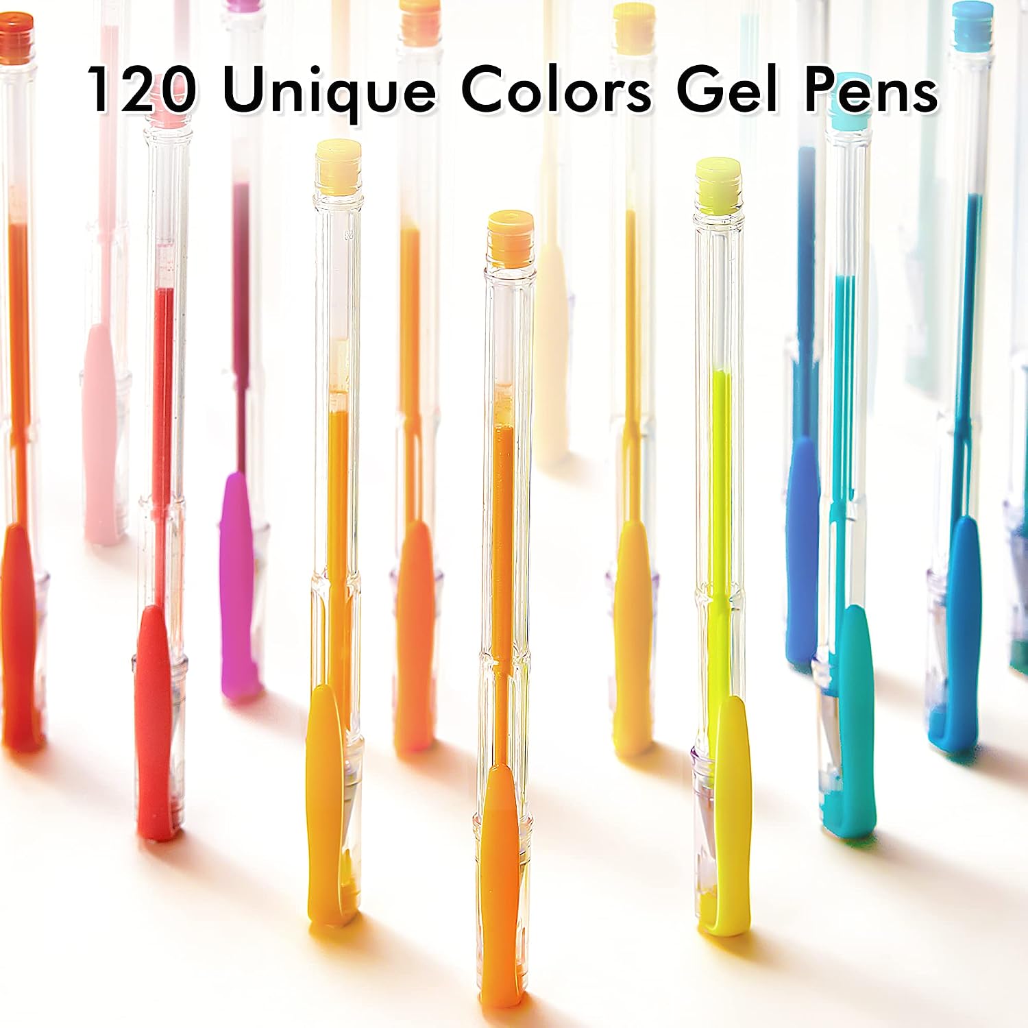 Detalle 2 de Shuttle Art Gel Pens 120-colour set for colouring 🎨