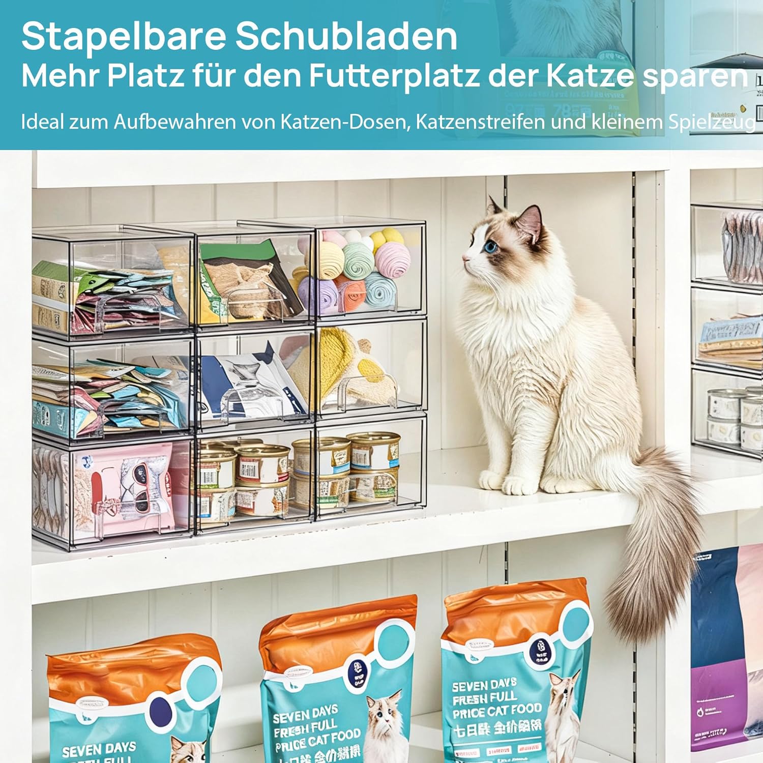 Thumbnail 4 de Vtopmart 4er-Set Aufbewahrungsboxen 4 Stück 🧺