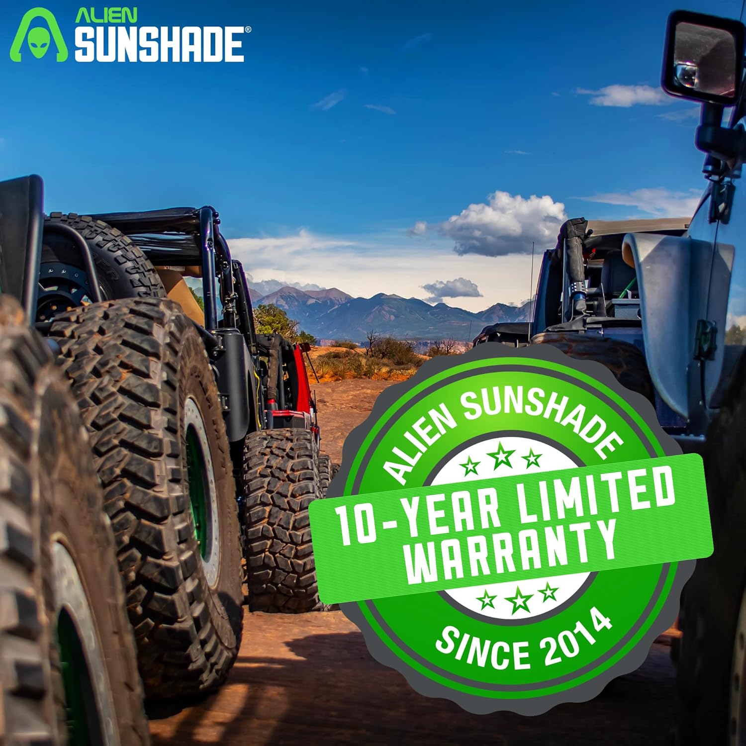 Thumbnail 2 de Alien Sunshade Jeep Wrangler TJ/YJ Sun Shade