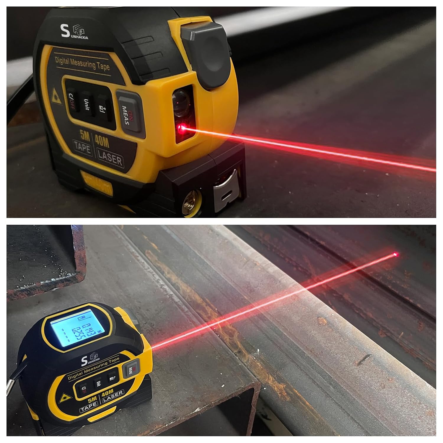 Detalle de Fitdays 3-in-1 laser tape measure 40m