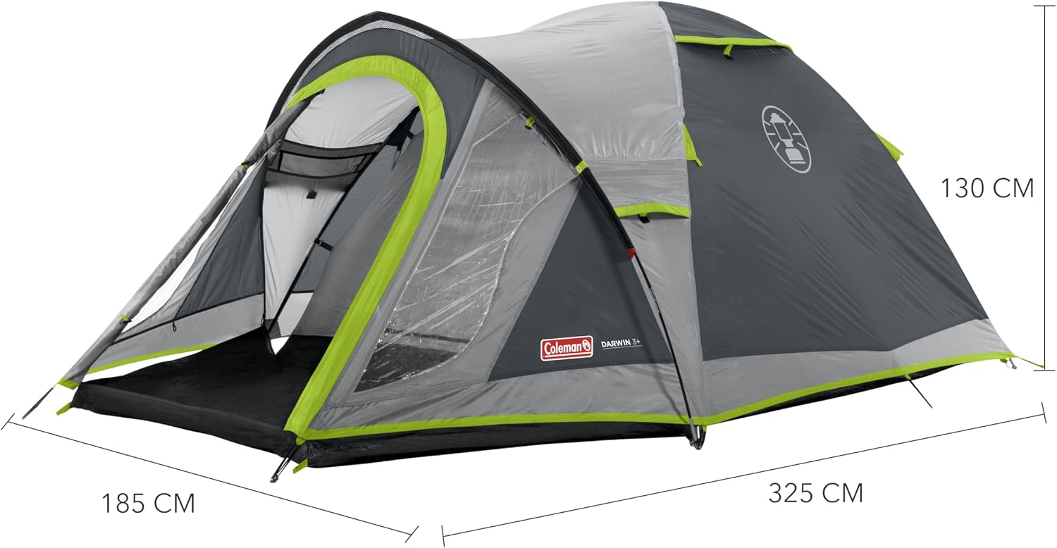 Detalle de Coleman Tent Darwin: Practical, quick-setup family camping shelter