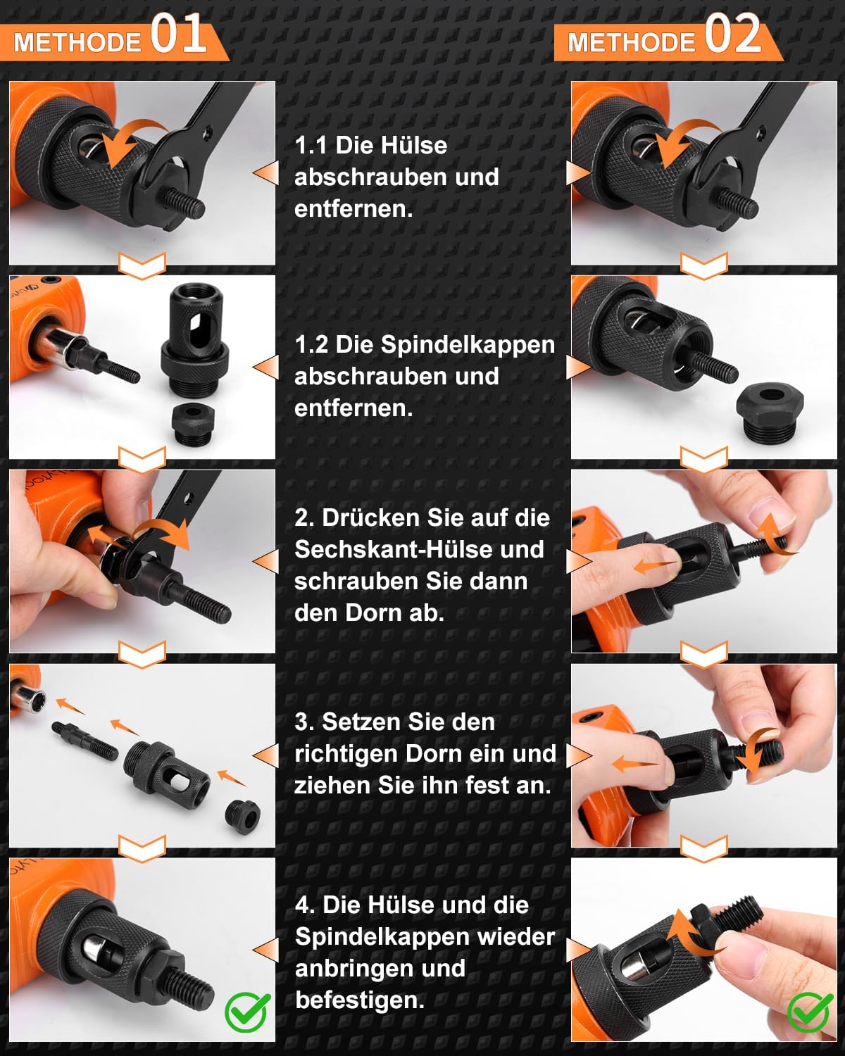 Thumbnail 4 de Lytool 14 Zoll Nietmutternzange Set Profi