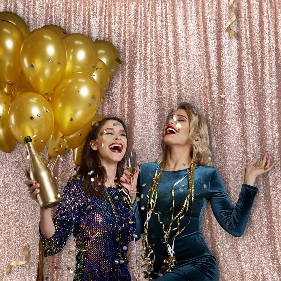 Thumbnail 6 de PartyDelight Sequin Backdrop 8x8ft