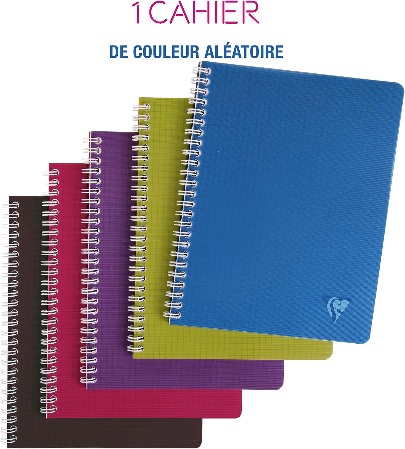 Detalle 2 de Clairefontaine 329715C Collection Linicolor Intensive – Cahier à spirale 17x22 cm, 100 pages