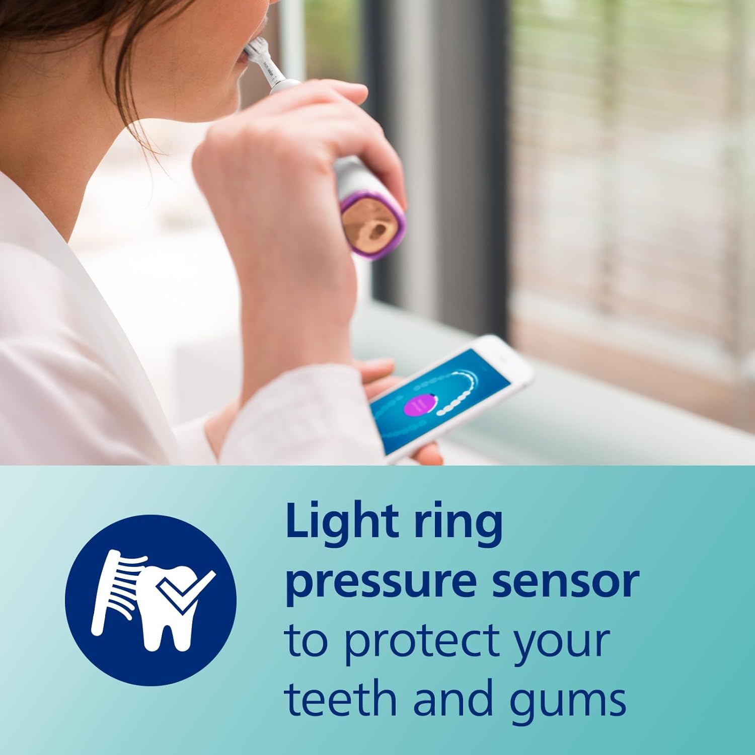 Thumbnail 3 de Philips Sonicare DiamondClean Smart 9300 (HX9903/65) Electric Toothbrush with App