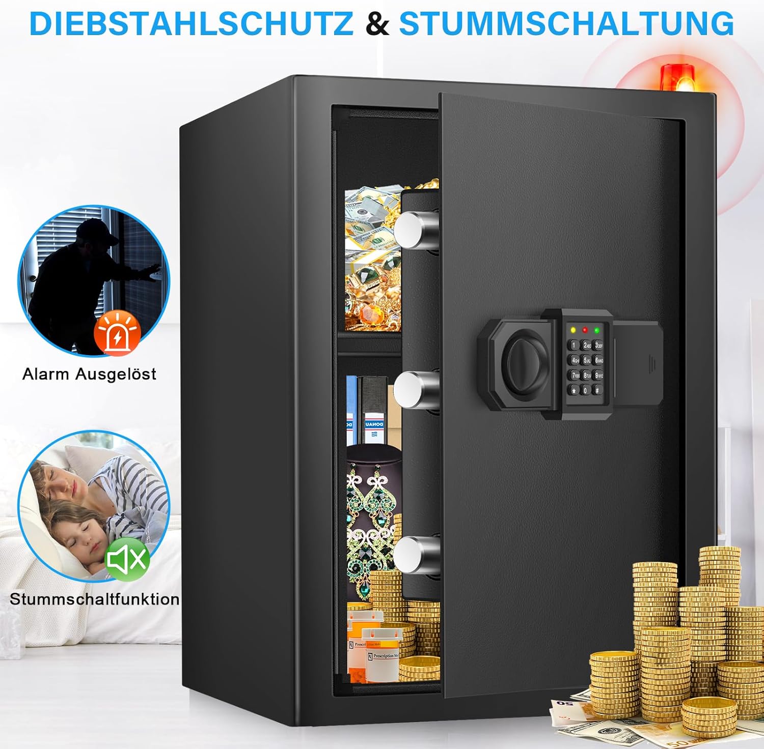 Thumbnail 3 de Tiskgg 70L Tresor für Zuhause 🔒