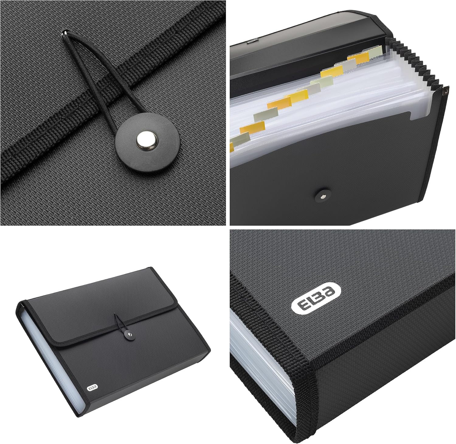 Thumbnail 2 de Elba A4 Expanding File Folder 13-compartment