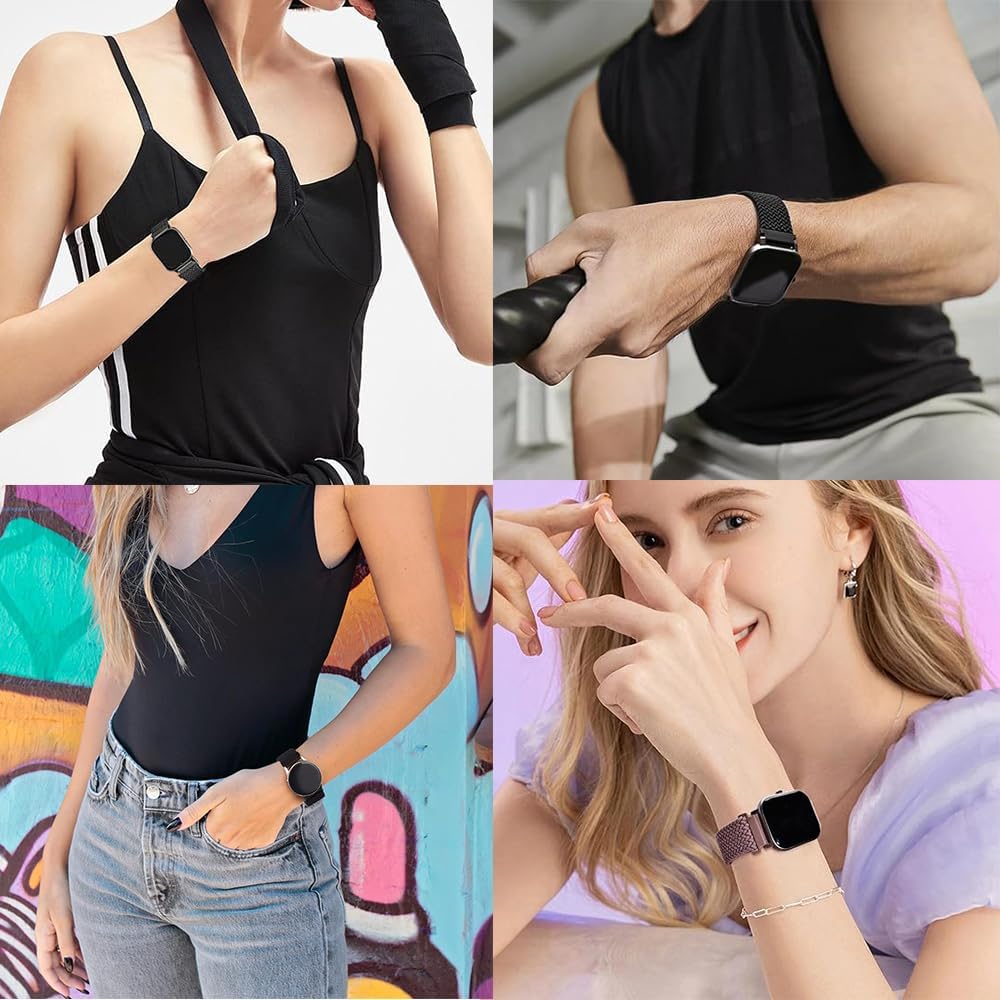 Thumbnail 5 de Magnetic 18mm Nylon Watch Strap with Magnetic Clasp (Magnetic Watch Strap) for Garmin and Huawei watches