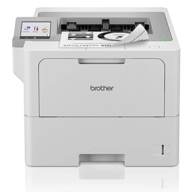 Detalle de Brother HL-L6410DN: Impresora láser monocromo dúplex para productividad profesional
