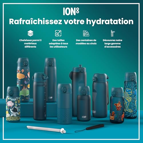 Thumbnail 6 de Ion8 Gourde Enfant 350 ml – anti-fuite, ouverture facile et verrouillage sécurisé