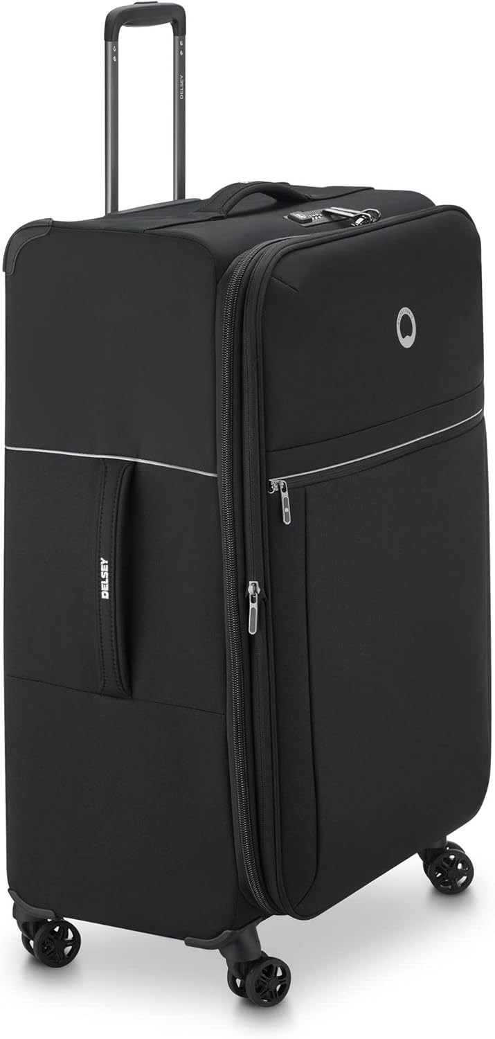 Detalle de DELSEY PARIS Brochant Valigia 55 cm Blu – 44 L, espandibile 4 cm, ZIP SECURITECH2, TSA