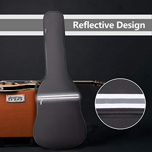 Detalle 2 de CAHAYA Sac pour Guitare Électrique CY0225 – Étui rembourré 6 mm et sac à dos noir
