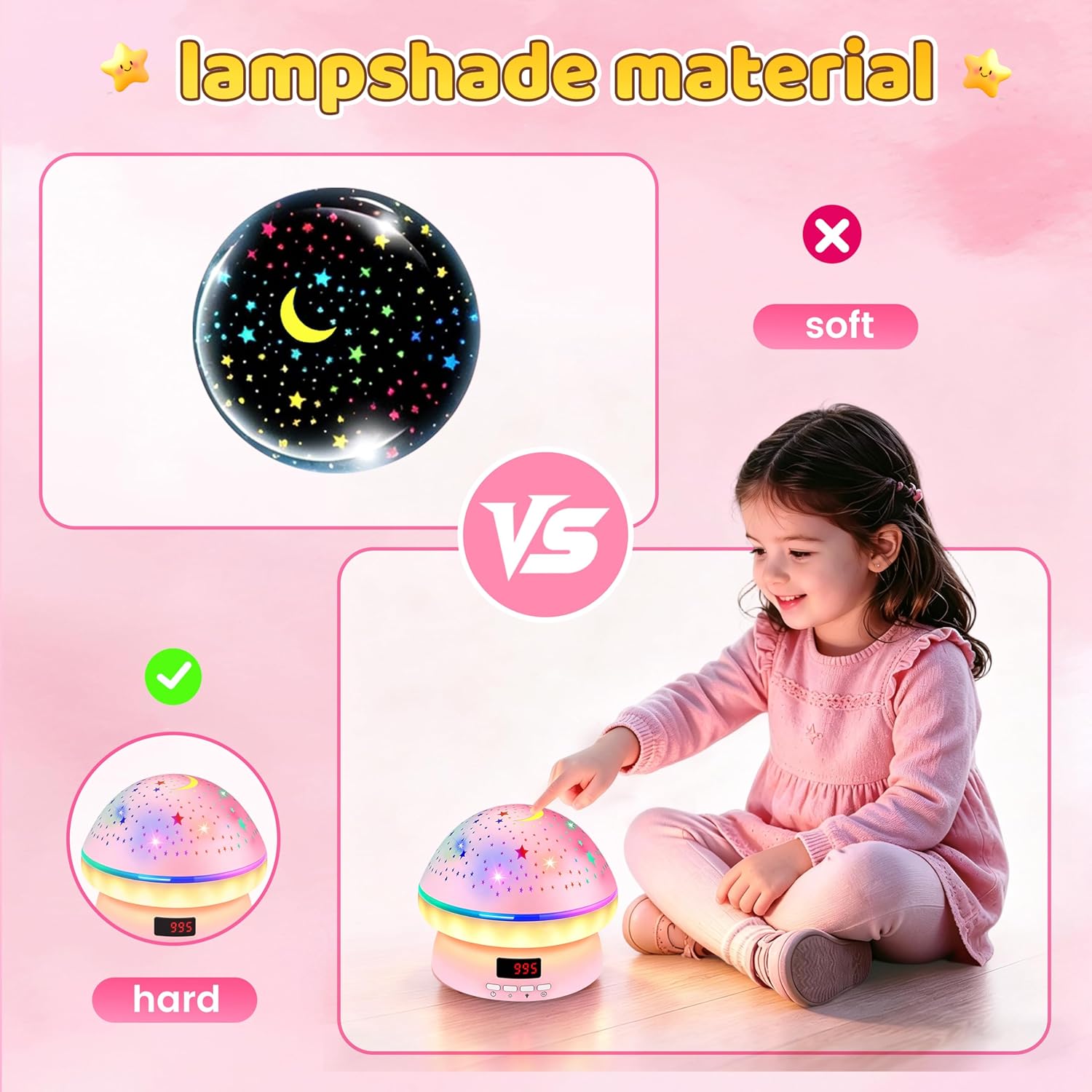 Thumbnail 6 de DQMOON Star Projector Night Light for Kids