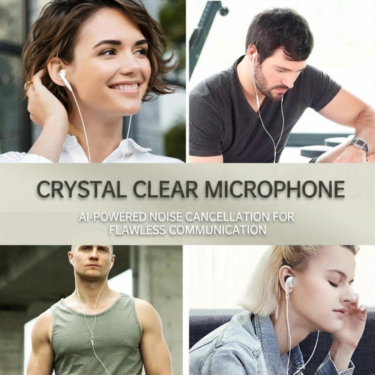 Thumbnail 6 de ZENBEL 2 Pack USB-C Earbuds: In-Ear Wired Headphones for iPhone 15/16/17 (USBC) with Mic & Volume Control