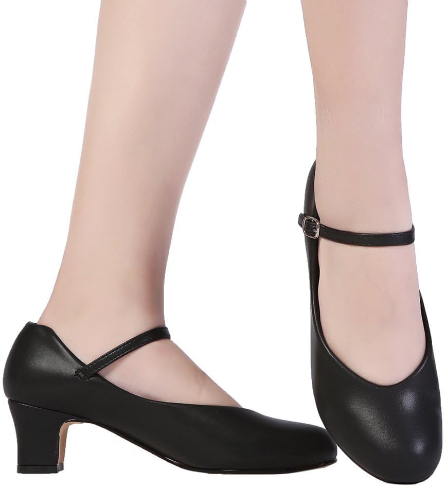 Thumbnail 5 de STELLE Character Shoes for Women – 2" Ankle Strap Dance Heels for Ballroom, Salsa, Latin, Flamenco