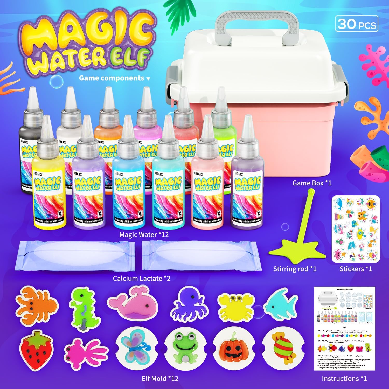 Thumbnail 4 de Magic Water Toy Elf Kit: Aqua Fairy Water Gel Craft for Kids