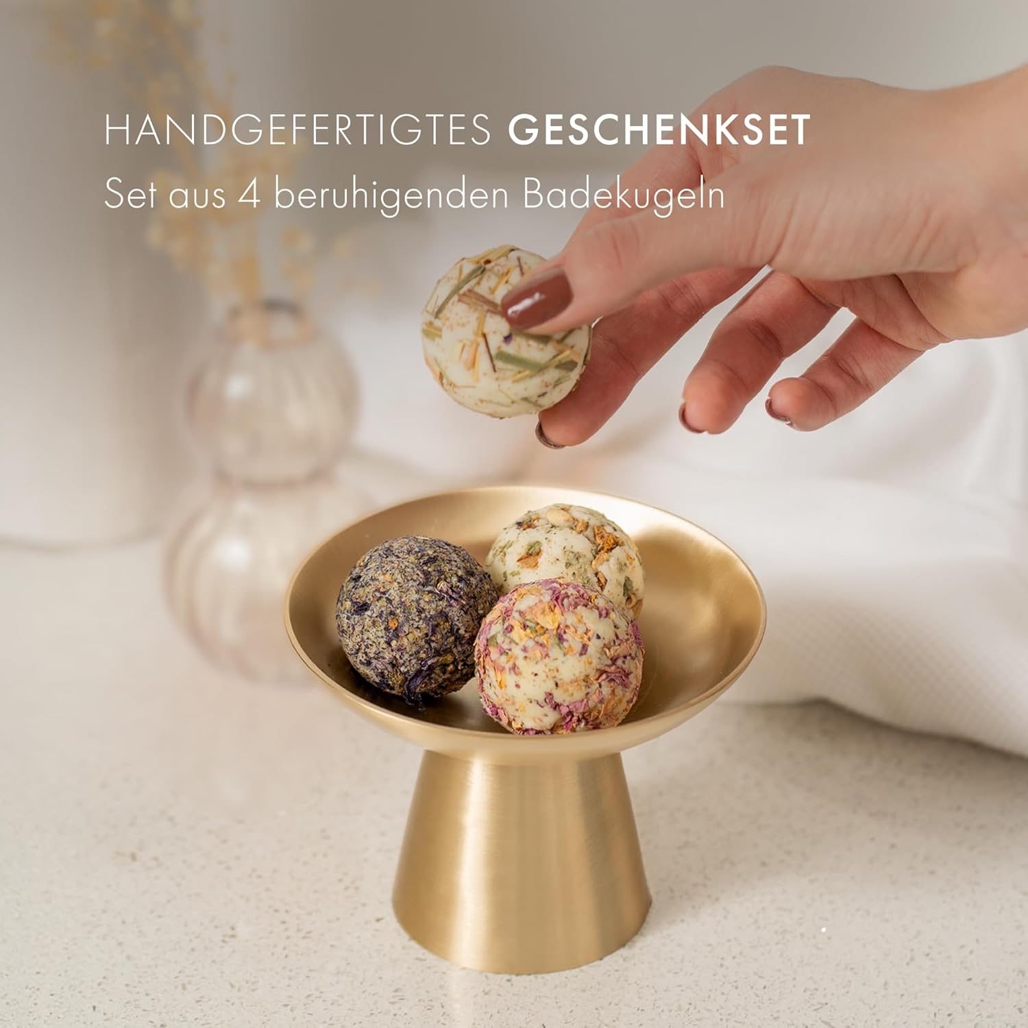 Thumbnail 2 de Satin Naturel Dankesmomente Badebomben 4er-Set