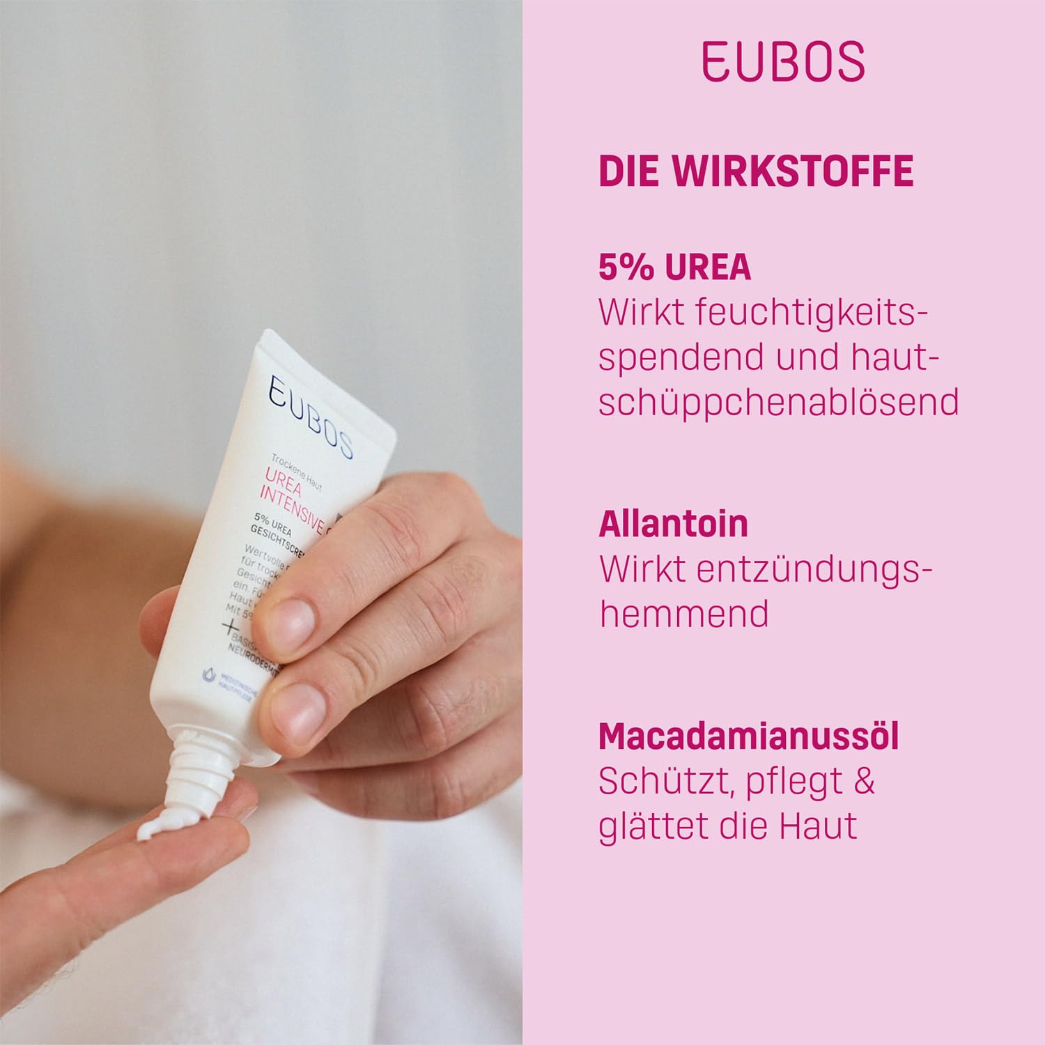 Detalle 2 de EUBOS UREA Intensive Care 5% Gesichtscreme