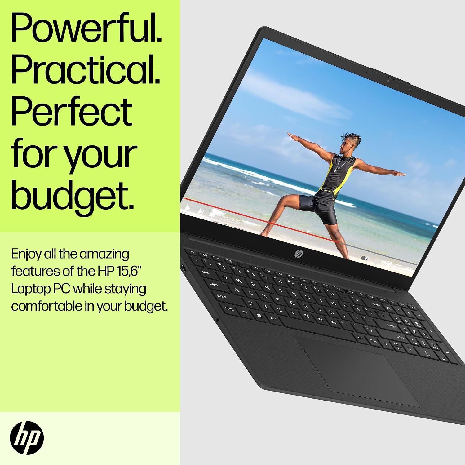 Detalle de HP 15.6" Laptop with Intel Core i5, 8GB RAM, 512GB SSD, Windows 11 Home