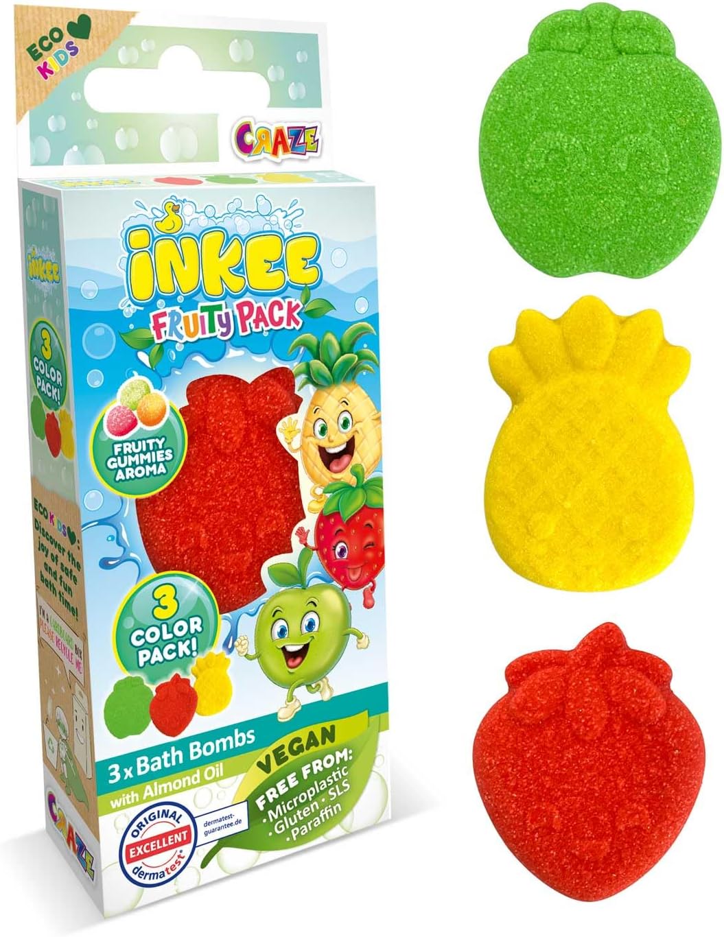 Detalle 2 de INKEE FRUITY PACK Bombes de bain 30x