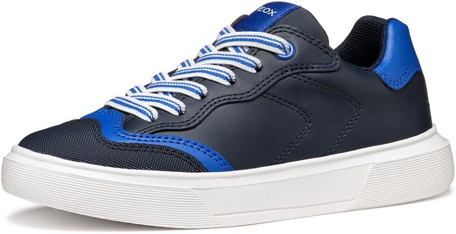 Detalle de Geox J Nettuno Boy A BasketGarçon – Chaussure durable et confortable pour les jeunes