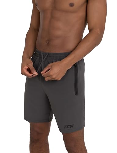 Thumbnail 1 de TCA pantalones cortos hombre de deporte con bolsillos con cremallera Elite Tech (Gris, M)