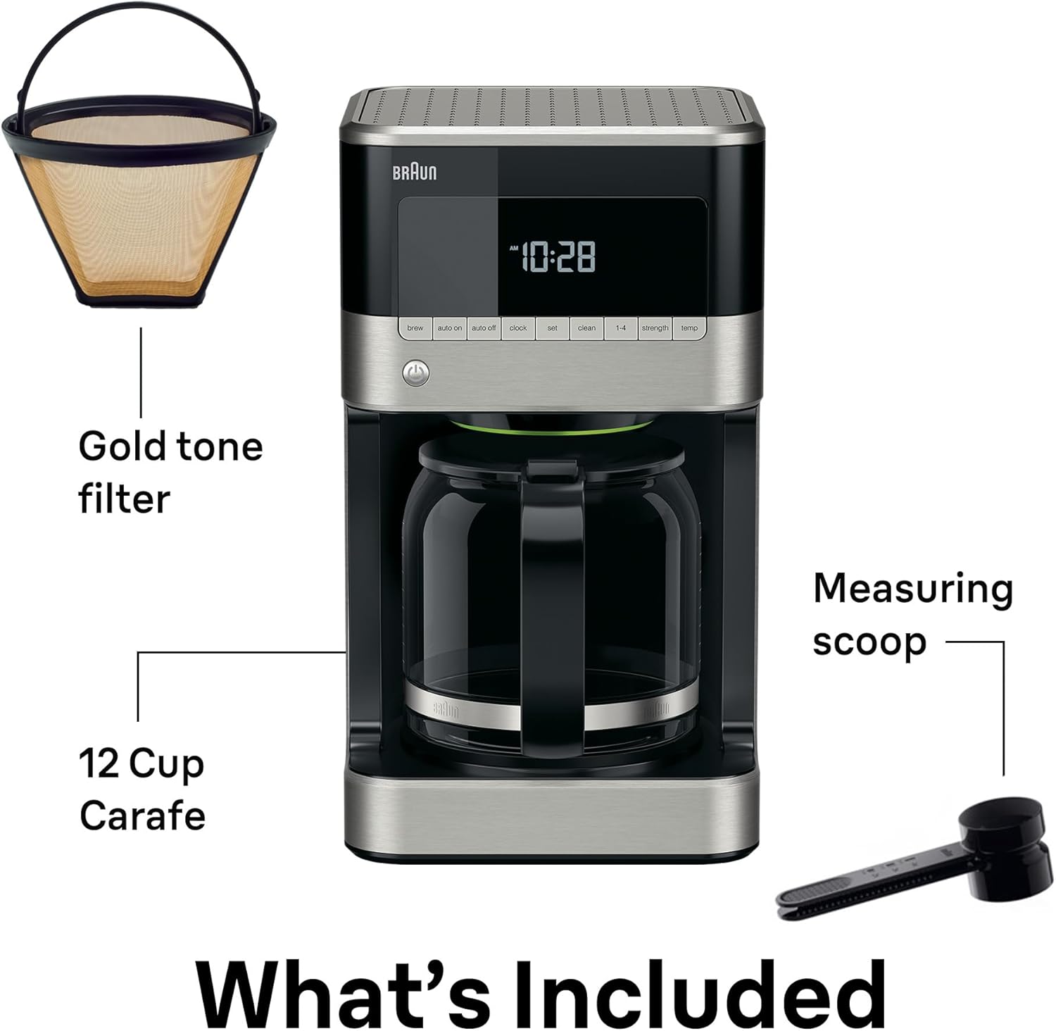 Thumbnail 4 de Braun BrewSense 12-Cup Drip Coffee Maker