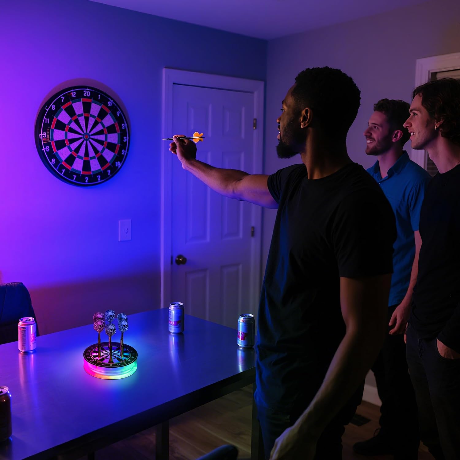 Thumbnail 5 de CoolGift Mart LED Dartboard-Ständer, 6 Darts