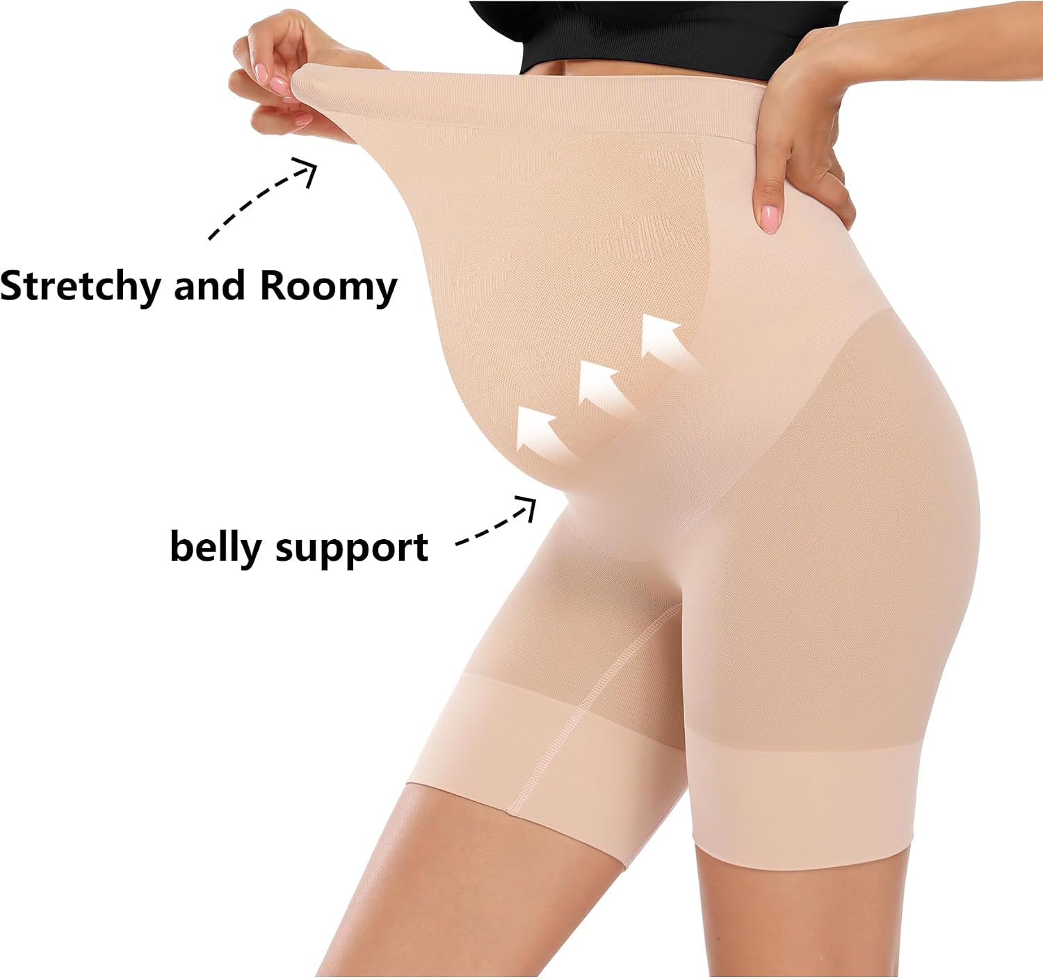 Thumbnail 5 de Peauty Baby Bump Maternity Shapewear High Waisted Mid-Thigh