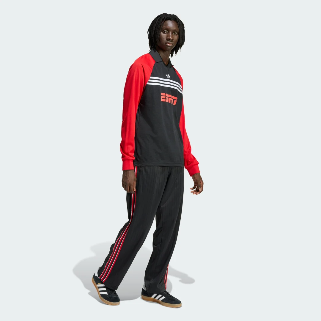 Thumbnail 2 de Pantalón Firebird Loose Pinstripes de Adidas – negro