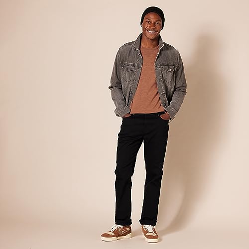 Thumbnail 4 de Amazon Essentials Vaqueros Ajustados Negro 33W/30L 👖