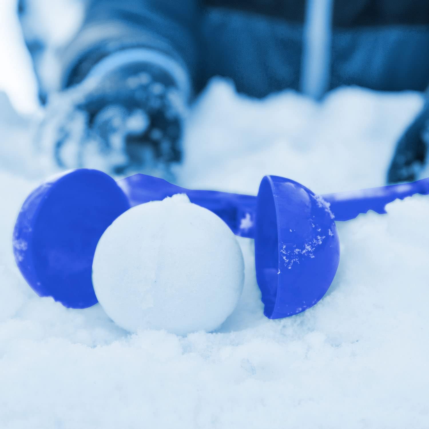 Detalle 2 de Pince à Boules de Neige 2e génération pour boules parfaites de 7 cm – 38 cm, couleur aléatoire (rouge/bleu) – 1 pièce